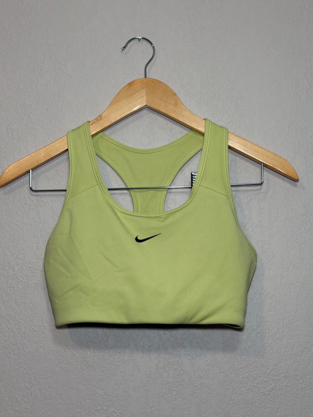 Nike lime green sports bra SZ M